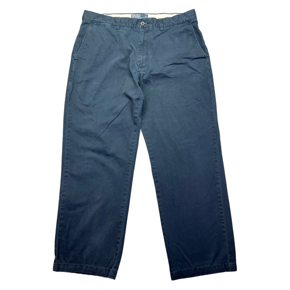 Polo Ralph Lauren Chino Pants Classic Fit Casual Everyday Navy Sz 36‎ Fits 35" - Picture 1 of 11